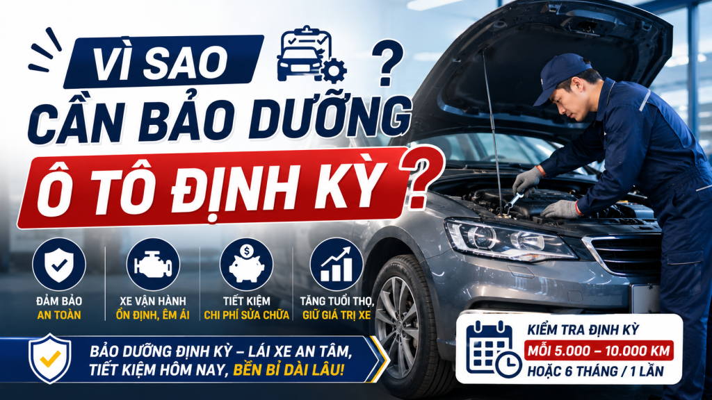Khi Nào Cần Bảo Dưỡng Ô Tô? Những Mốc Quan Trọng Chủ Xe Không Nên Bỏ Qua