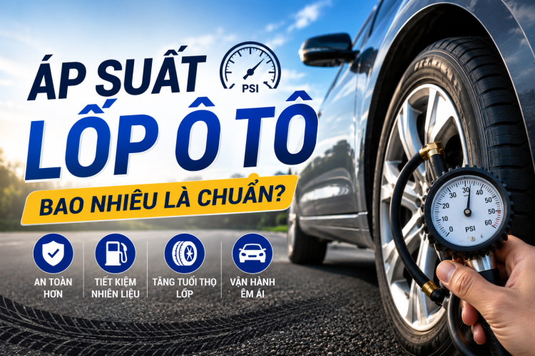 Áp Suất Lốp Ô Tô Bao Nhiêu Là Chuẩn? Cách Kiểm Tra Và Bơm Lốp Đúng Cách